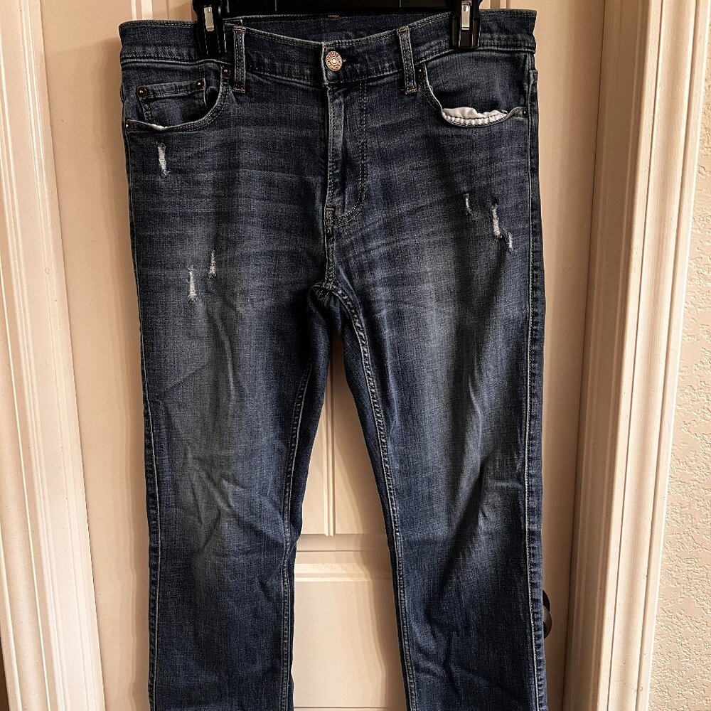 Mens Hollister Early 2010s Slim Straight Jeans